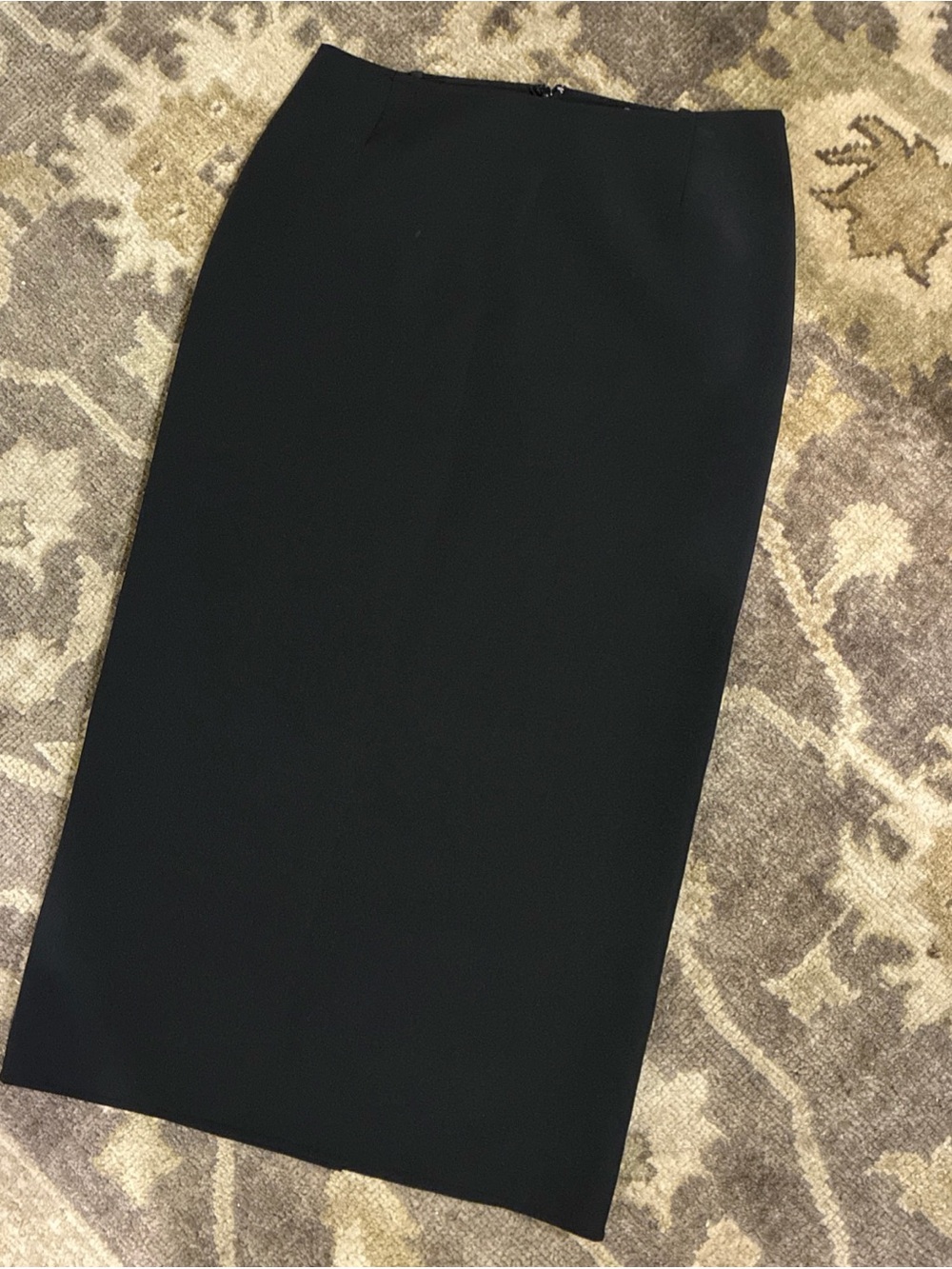 New! ARCH THE Black Long Midi Pencil Skirt CBK Quiet Luxury 40 / M $595